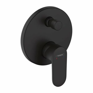 Baterie cada - dus incastrata Hansgrohe Vernis Blend fara corp ingropat negru mat - Img 1