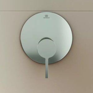 Baterie dus incastrata Ideal Standard Atelier Joy argintiu Silver Storm fara corp ingropat - Img 4