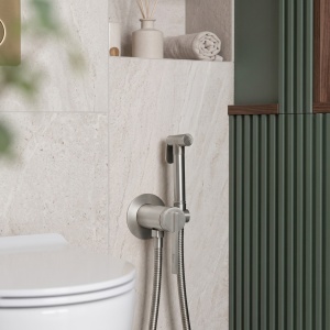 Baterie incastrata pentru bideu Rea Grace Brush Nickel - Img 7