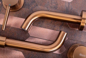 Baterie incastrata Rea Rose Lungo Copper Periat + Sistem Box - Img 2