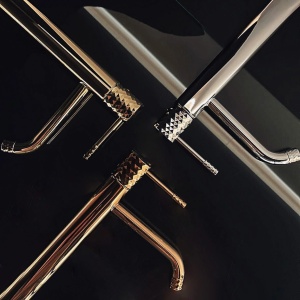 Baterie joasa pentru lavoar Rea Lungo Diamond Copper - Img 3