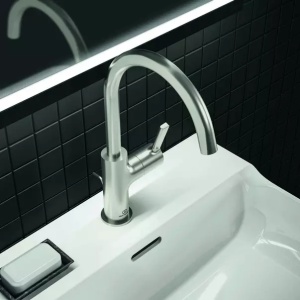 Baterie lavoar inalta Ideal Standard Atelier Joy cu ventil Pop-Up argintiu Silver Storm - Img 2