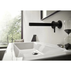 Baterie lavoar incastrata PRO HANSGROHE FINORIS ,negru mat - Img 3