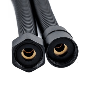 Baterie pentru dus neagra cu termostat si cu efect de ploaie T153B-BL - Img 8