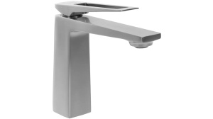 Baterie pentru lavoar REA PARKER low,crom mat - Img 1