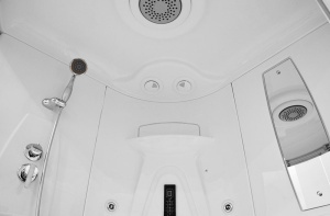 Cabina de baie SPA cu hidromasaj si functie sauna cu aburi MO-1549, Dimensiune 135x135x220cm - Img 21