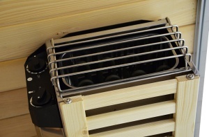 Cabina de dus cu hidromasaj si functie de sauna cu abur, sauna uscata 180 x 110 x 223 cm alb/lemn - Img 16