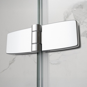 Cabina de dus din sticla securizata 6 mm cu rame cromate KZ20E 110 x 80 cm - Img 8