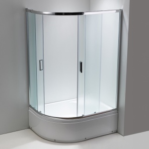 Cabina de dus din sticla securizata mata cu cadita de dus inalta Maja 115 x 85 cm - Img 8