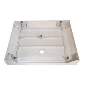 Cabina de dus dreptunghiulara din sticla securizata cu rame cromate si cadita neagra antialunecare KZ12B-SXL03C 100 x 80 cm - Img 17