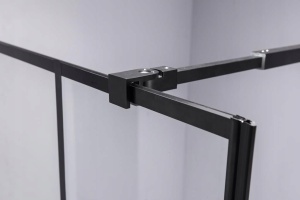 Cabina de dus patrata cu cadita de dus inclusa BS13A/SXL02A 80 x 80 cm negre - Img 13