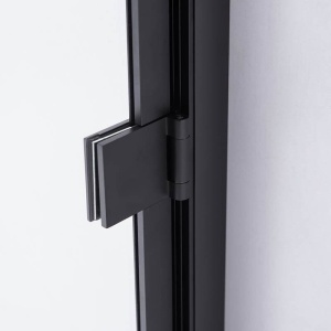 Cabina de dus patrata cu rama neagra si sticla transparenta BS10A 80 x 80 cm - Img 9