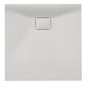 Cabina de dus patrata din sticla securizata cu rame negre si cadita de dus slim alba BL30B/JUKO 90 x 90 cm - Img 17