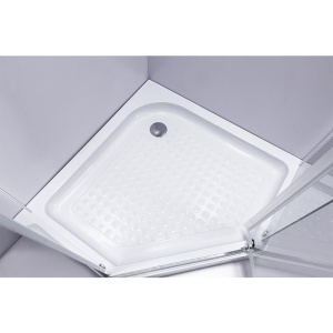 Cabina de dus pentagonala cu cadita inclusa rame cromate KZ91B/SXL07B 90 x 90 - Img 18