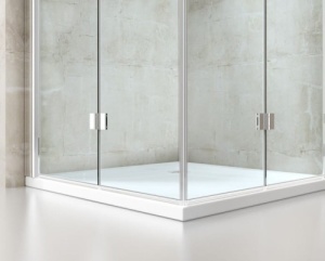 Cabina de dus pliabila Veldman Oslo Duo 110 x 120 cm sticla 6 mm crom - Img 17