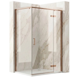 Cabina de dus Rea Bruno Brush Copper 120 x 90 cm