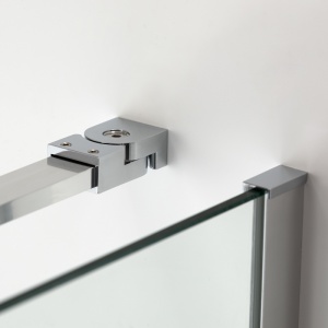Cabina de dus rectangulara ASTRA-CH-A-140+B80+E cromata 140x80 cm 8 mm - Img 12