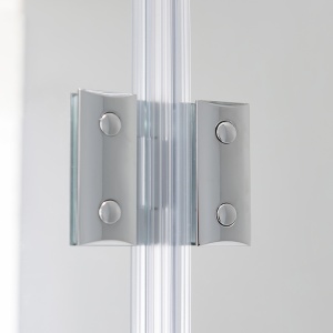 Cabina de dus Semirotunda KZ92A, Design Modern 80x80cm, Culoare Crom - Img 11