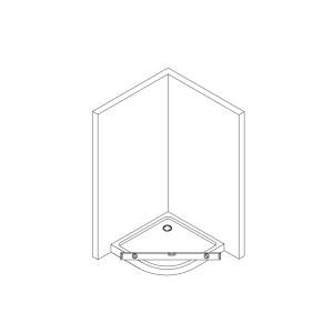 Cabina de dus semirotunda rame crom lucios si usi duble Sanswiss Ocelia 90 x 90 cm - Img 6