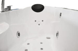 Cada asimetrica cu hidromasaj si aeromasaj MO-0202 – 150 x 100 x 62 cm, Bluetooth, Cromoterapie, Alb - Img 7