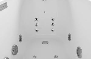 Cada cu hidromasaj asimetrica MUE-007A stanga – 170 x 100 x 70 cm, 49 duze, incalzitor si Bluetooth - Img 20