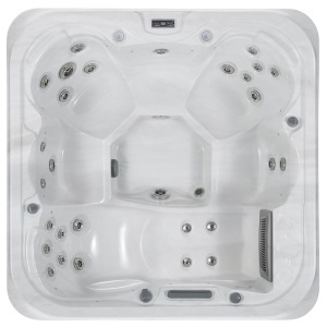 Cada cu hidromasaj, jacuzzi pentru gradina PRO 1353 pentru 6 persoane 200 x 200 x 80 cm - Img 2