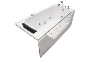 Cada cu hidromasaj si cromoterapie MO-0319, 170 x 80 cm, panou de sticla, Bluetooth si radio - Img 5