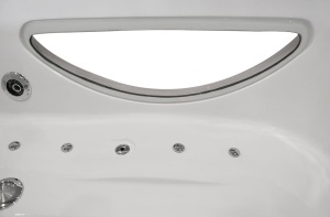 Cada de baie cu hidromasaj MO-1633 Turbo Spa – 168 x 86 x 60 cm, geam frontal si incalzitor, alb - Img 23