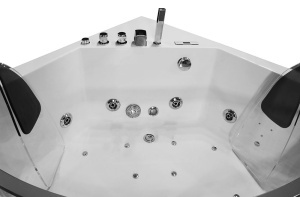 Cada de baie cu hidromasaj si Black SPA pentru 2 persoane, dimensiune 141x141x61cm - Img 9
