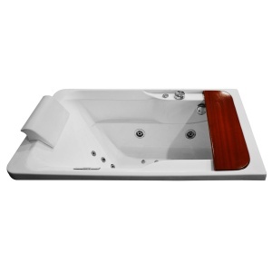 Cada de baie cu hidromasaj si SPA, alba, cu paravan sticla si dus fix, montaj dreapta 140 x 78 x 58 cm - Img 9