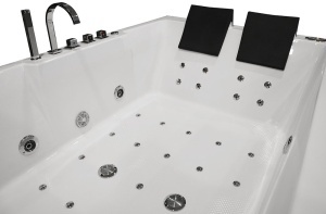 Cada de baie cu hidromasaj si Turbo Spa pentru 2 persoane 186 x 121 x 65 alba - Img 9