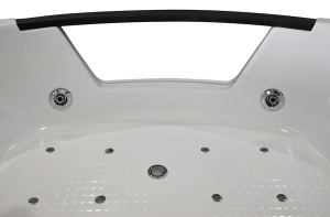 Cada de baie cu spa si hidromasaj MO-0312 si montaj pe colt 150 x 150 x 64 cm - Img 10