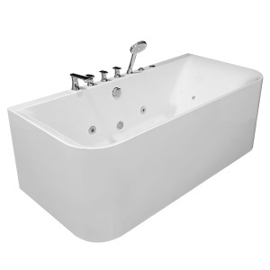 Cada de baie dreptunghiulara cu hidromasaj si cromoterapie MO-18028 – 170 x 80 x 60 cm, alb lucios