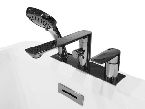 Cada de baie freestanding cu baterie crom inclusa, dimensiuni 170X75X58CM - Img 6