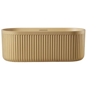 Cadă de baie freestanding cu strat rezistent la abraziune, MUE-D006CP, cappuccino, 170 x 75 x 60 cm