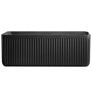 Cada de baie freestanding MUE-D005-1B negru mat cu textura de piatra 170 x 75 cm