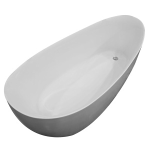 Cada de baie freestanding ovala MO-18001A – 170 x 80 x 68 cm, alb lucios - Img 4