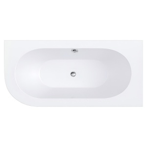 Cada de baie, montaj la perete dreapta cu masca, EBI White Chrome - 150 x 75 cm - Img 9