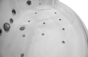 Cada de baie SPA cu hidromasaj de colt MO-0053W, 141 x 141 x 61 cm, front de sticla, radio, bluetooth si incalzitor - Img 15