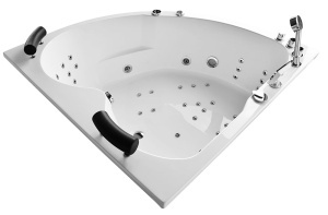 Cada de colt cu hidromasaj SPA MUE-0031A, 140 x 140 cm, 2 persoane, 58 duze si incalzitor - Img 9
