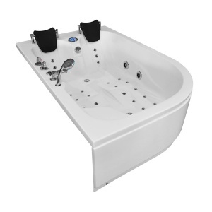 Cada de dus cu hidromasaj pentru 2 persoane si montaj dreapta PRO1631 Turbo 180 x 120 x 54 cm - Img 5