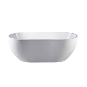 Cadă freestanding Florida, Aura, cu instalație completă, culoare alb, dimensiune 180x84.5cm - Img 1