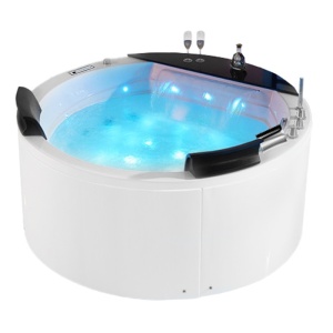 Cada spa cu hidromasaj DELLA 916, 170x170 cm, carcasa alba