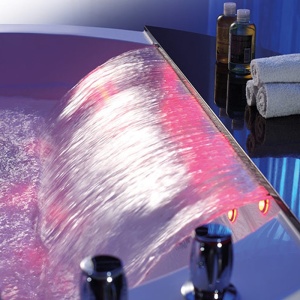 Cada spa cu hidromasaj DELLA 916, 170x170 cm, carcasa alba - Img 11