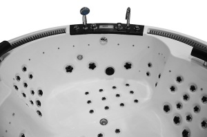Cada SPA cu hidromasaj MUS-1099, Dimensiune 210x170x70 cm, carcasa grafit - Img 6