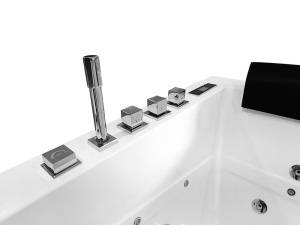Cadă SPA Premium MO-1285 cu hidromasaj , Design modern, 180x150x72 cm - Img 3