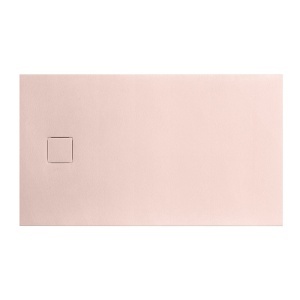 Cadita de dus din compozit de piatra Pro Exclusive roz 120 x 80 x 4 cm - Img 2