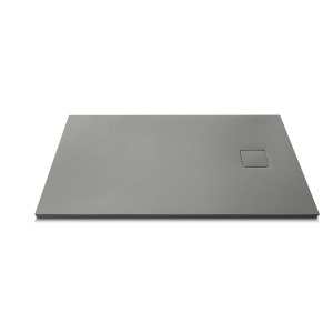 Cadita de dus dreptunghiulara din compozit de piatra Pro Exclusiv gri 140 x 80 x 4 cm - Img 3
