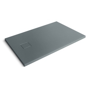 Cadita de dus dreptunghiulara din compozit mineral Pro Exclusive gri albastru 100 x 80 x 4 cm