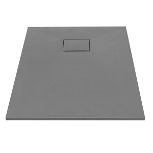 Cadita de dus MO-GD8080ES Dreptunghiulara, SMC, culoare Gri. 80X80X2.6CM - Img 5